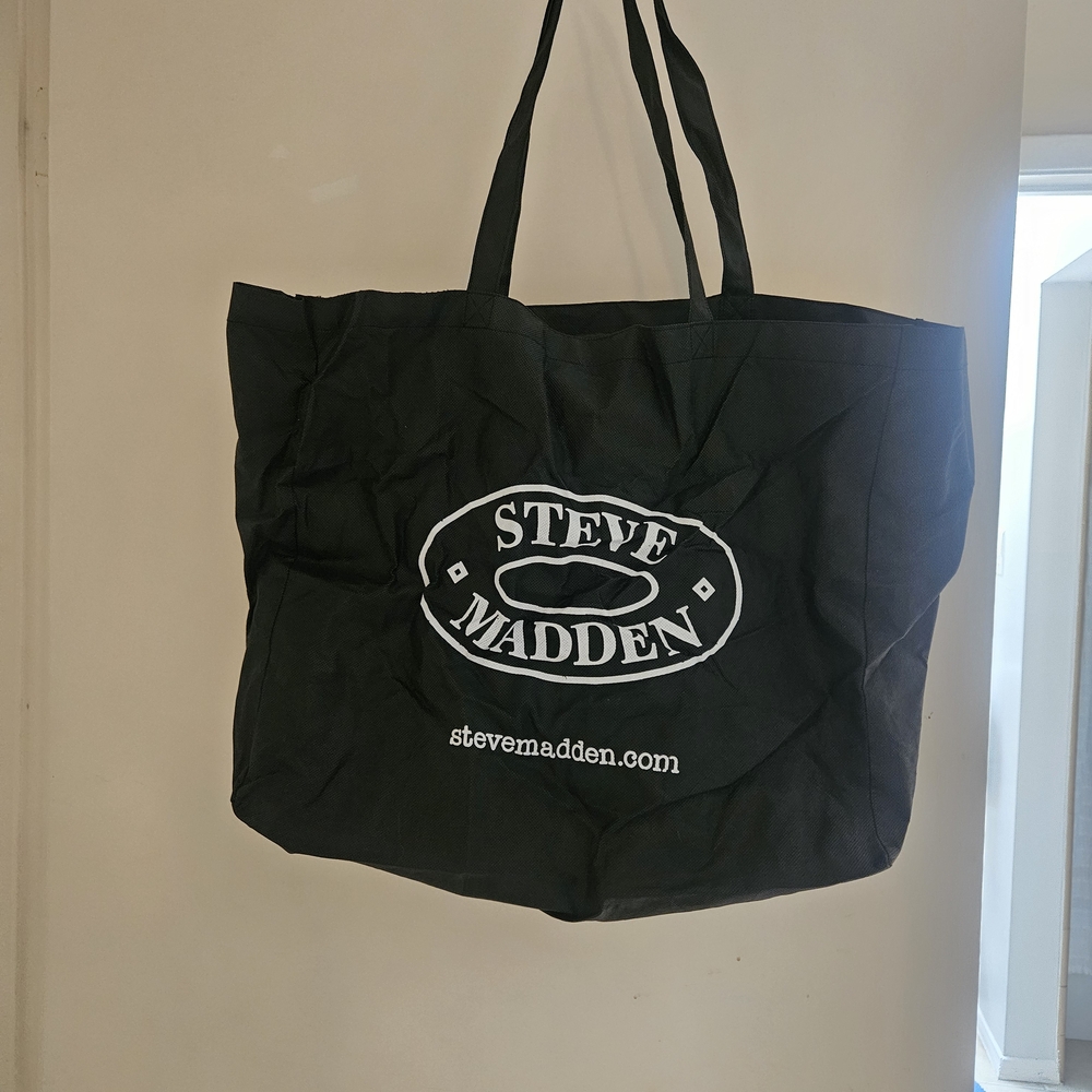 Steve Madden Black Tote Bag